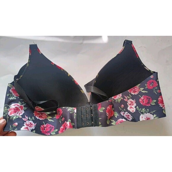 Strm Line Intimates Bra Size 42D Floral Wireless Seamless Adjustable Straps - Picture 3 of 7